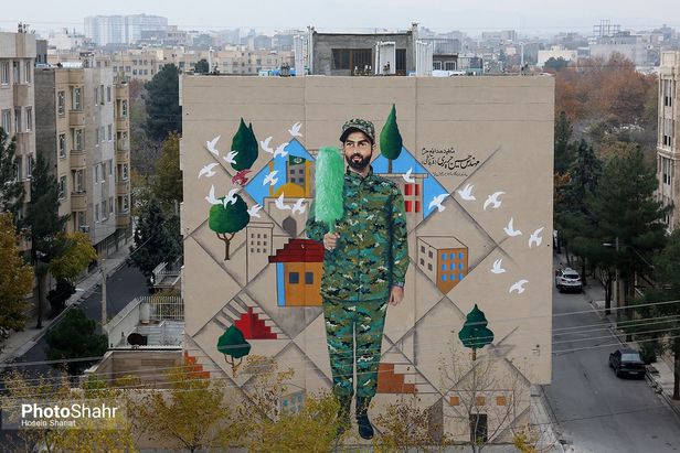 «روشنایی شهر» روی دیوار‌های شهر