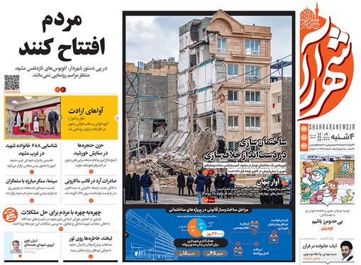 صفحه نخست روزنامه‌های کشور - چهارشنبه ۲۲ دی ۱۴۰۰