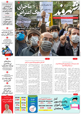 صفحه نخست روزنامه‌های کشور - دوشنبه ۲ اسفند ۱۴۰۰